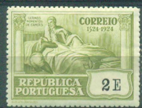 Португалия 1924 г. 400 лет Луис де Камоес негашеная**