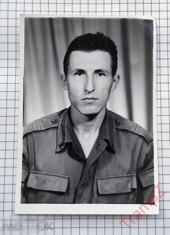 Фотография военнослужащий солдат петлицы эмблемы автомобильные войска младший сержант #25 