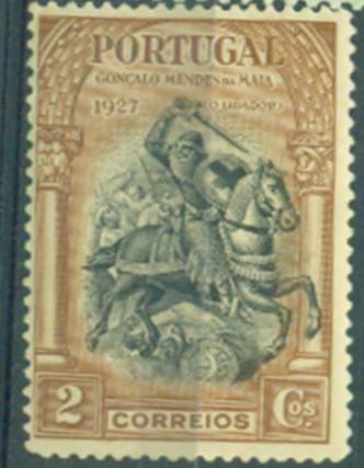 Португалия 1927 г. Гонсало Мендес да Майя негашеная* (клей след наклейки)