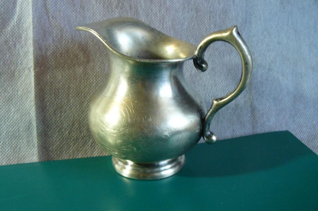 Молочник. 1860 г. Мельхиор. Редкое клеймо.