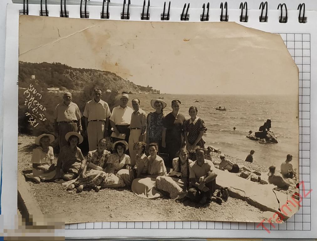 Фотография Крым Мисхор русалка. советские люди мужчины девушки, мода #29 