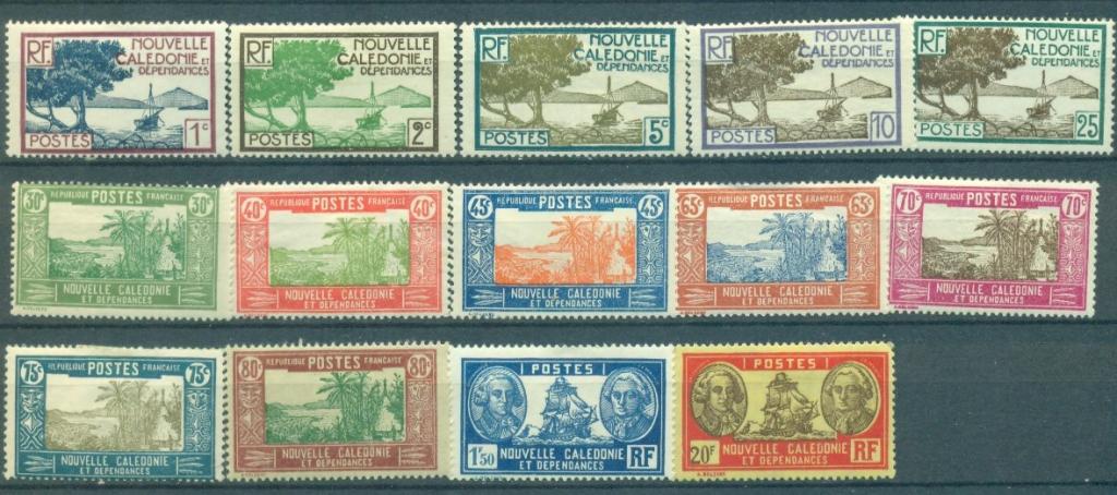 Новая Каледония 1928 г. стандарт часть серии негашеная**\*