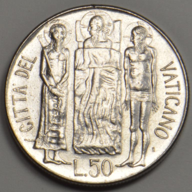 Ватикан 50 лир 1981 (С22)