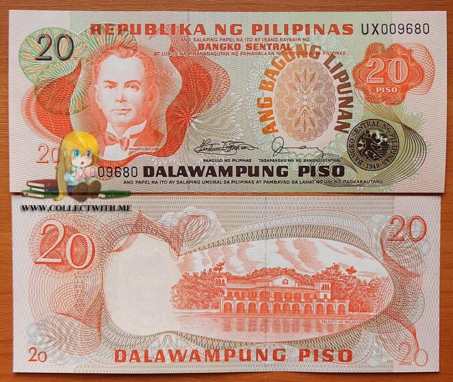 Филиппины 20 писо 1978 UNC P-162c