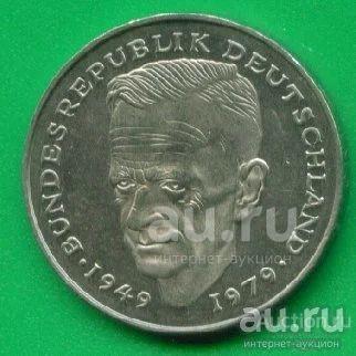 Германия ФРГ 2 марки 1992 м/д G Карлсруэ Курт Шумахер (з269)