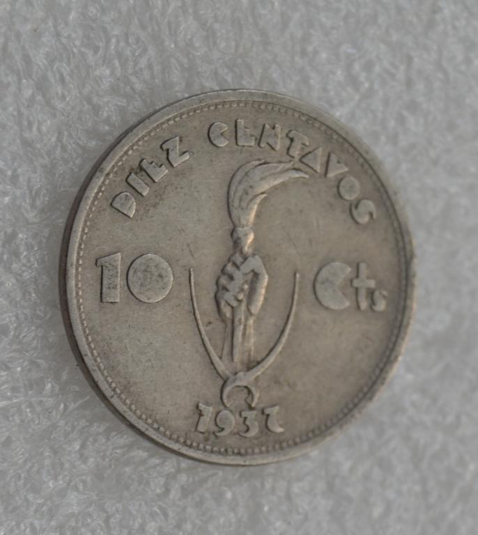 Боливия 10 сентаво 1937 год - 3