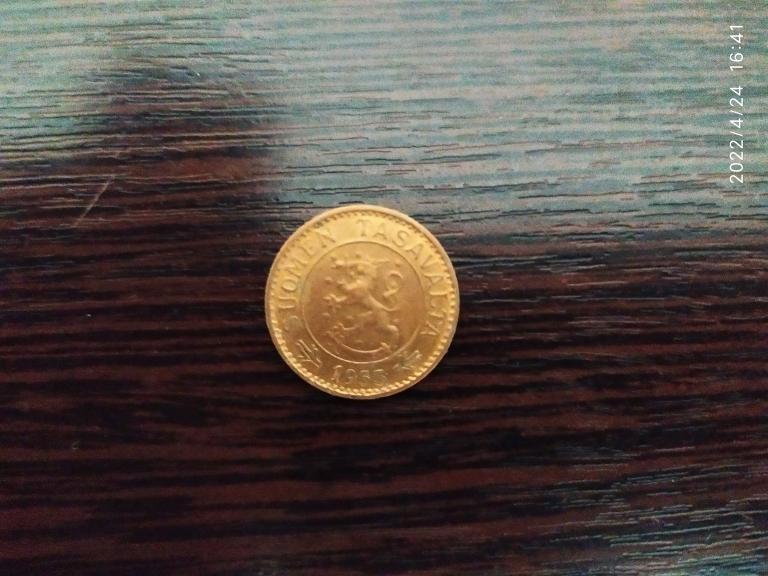 Монеты.Финляндия.1953 50 марок