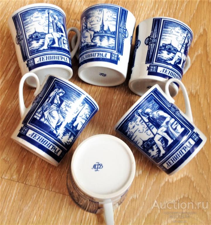 6 БОКАЛОВ - ЛФЗ ЛЕНИНГРАД ВЫСОТА 8,5 СМ