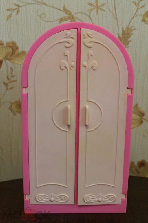Детская кукольная  мебель шкаф барби пластмасса  90-е гг.
