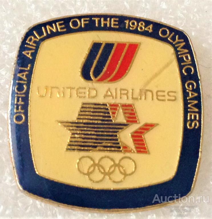 ОФИЦИАЛЬНАЯ АВИАКОМПАНИЯ ОЛИМПИЙСКИХ ИГР 1984 ГОДА UNITED AIRLINES ВВС АВИАЦИЯ