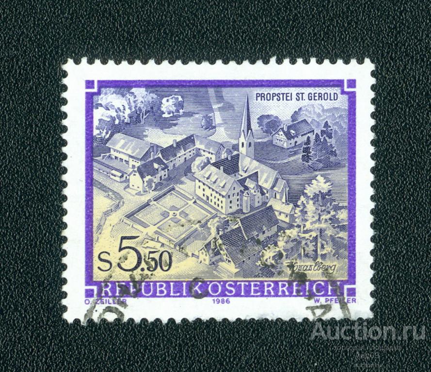 1986 г. Австрия - Монастырь в Сент-Герольде (s4960)