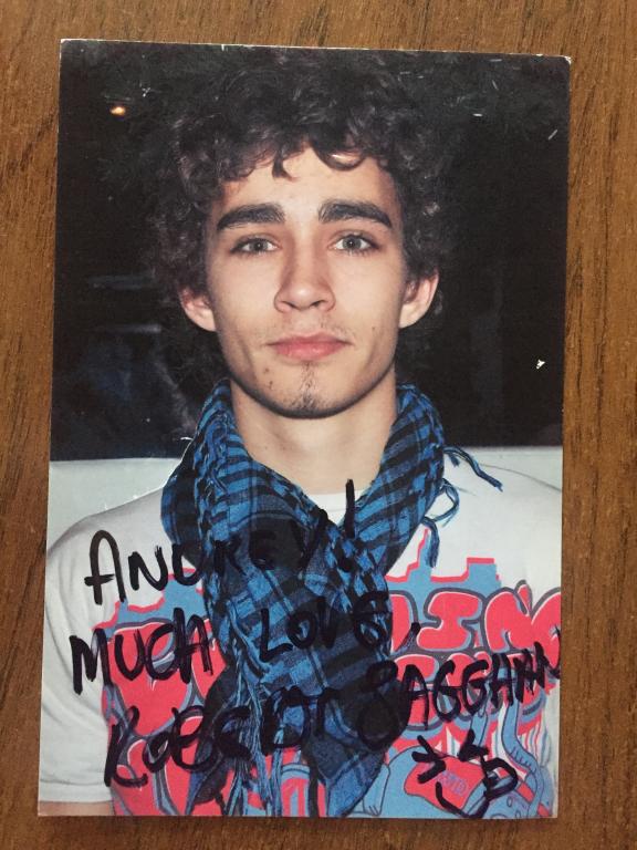 Роберт Шиэн автограф на картонном фото