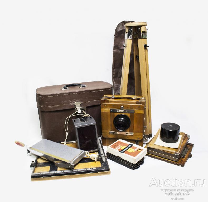 Фотоаппарат ФК 13*18, объектив И-51, на треноге, со всеми аксессуарами №640164