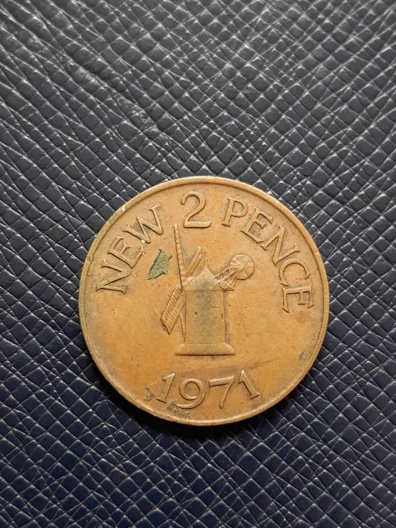 Гернси 2 пенса 1971 КМ 22