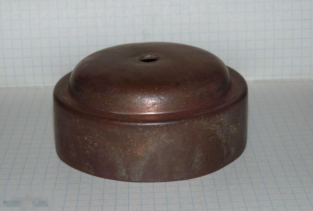 Тушилка, заглушка для угольного самовара, штамп, посадка 86 мм. 