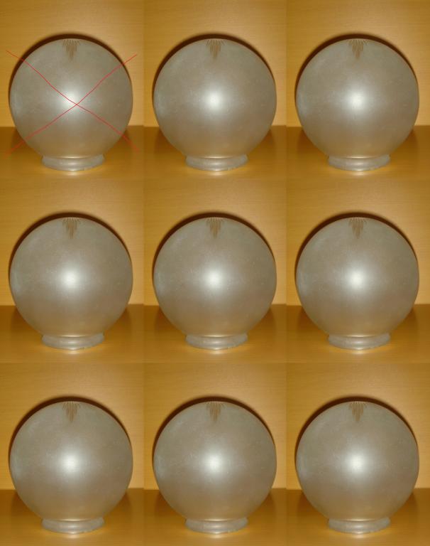 Плафоны матовые,шары со звездой 8 шт. Сталинские, СССР. Одним лотом .