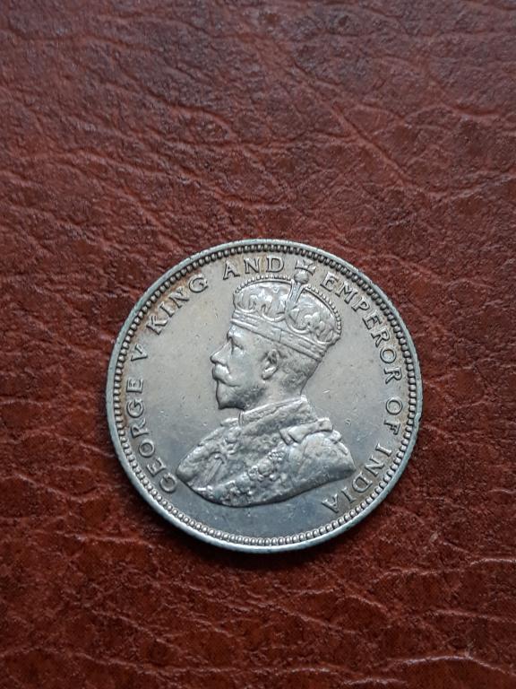 Стрейтс Сеттлментс 20 центов 1935 КМ 30b