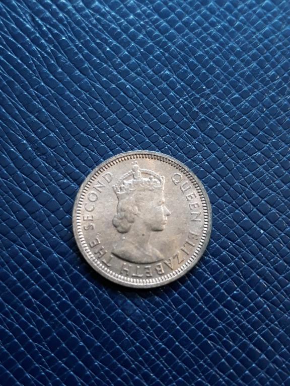 Британский Гондурас 1 цент 1954 КМ 27