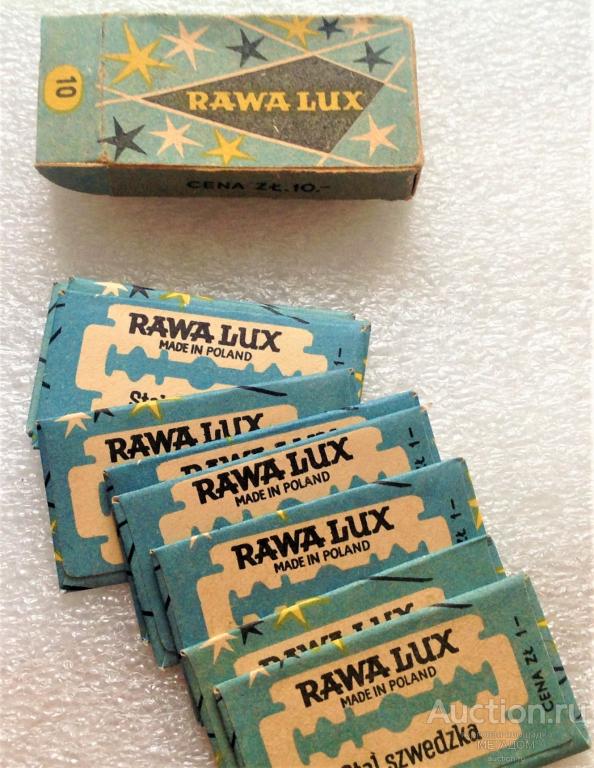 УПАКОВКА ЛЕЗВИЙ ДЛЯ БРИТЬЯ RAWA LUX 10 ШТ. ПОЛЬША