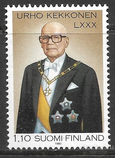 Финляндия. 1980 год. 80-летие президента Урхо Кекконена. Марка