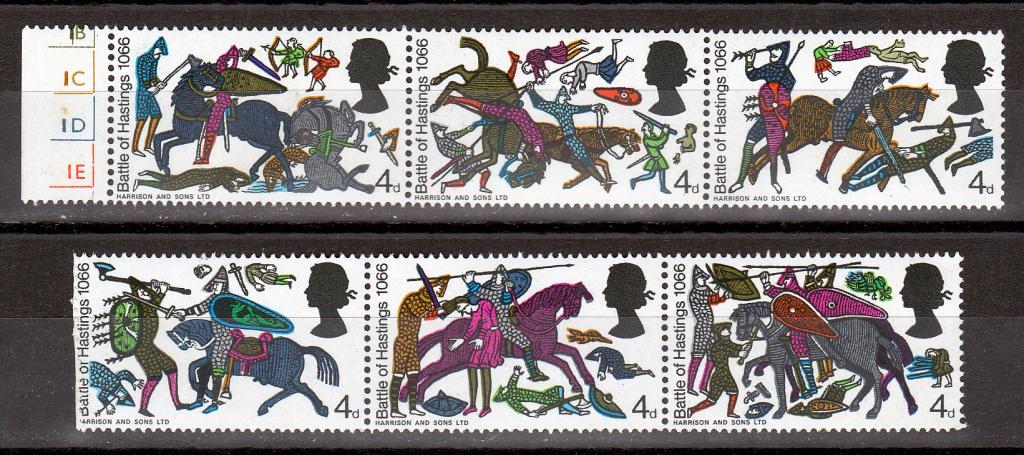 Марки Великобритания 1966 г. 900 лет битве при Гастингсе MNH ** Милитария