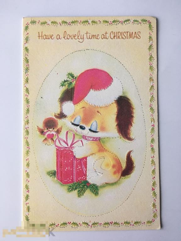 Открытка Сирия. С Рождеством!  Подписанная. 