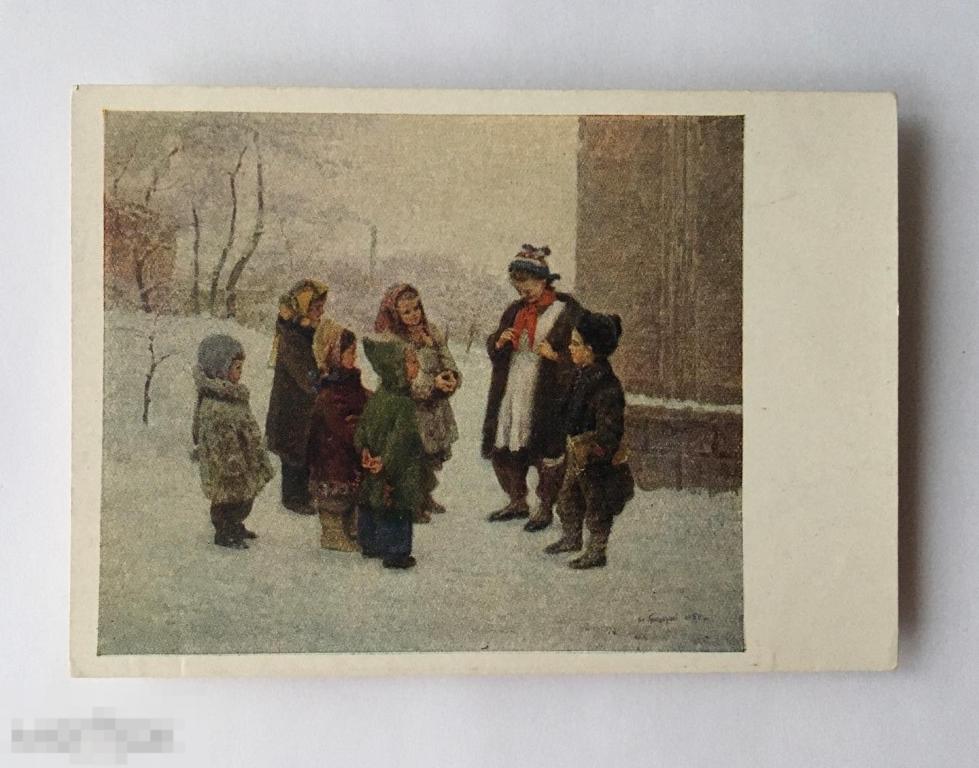 Герасимов. «Пионерский галстук». Пионерка. 1958 г. 