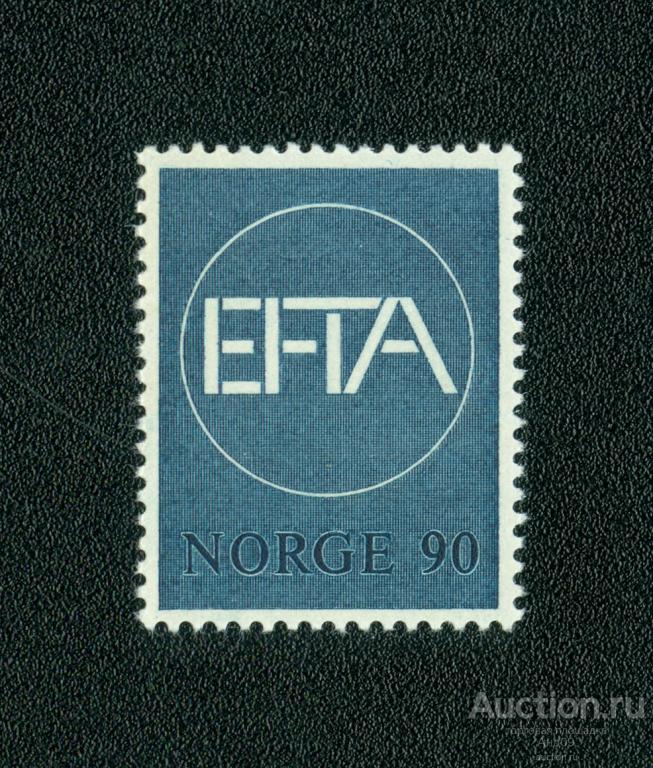 1967 г. Норвегия - E.F.T.A. ** (s4970)