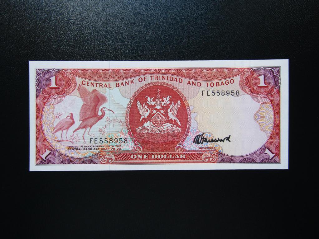 Тринидад и Тобаго - 1 доллар 1985г. UNC. Подпись N. Hareward.