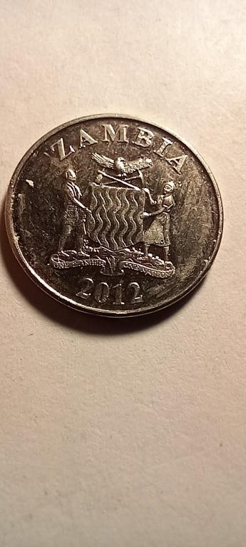 ЗАМБИЯ 5 нгве 2012 UNC. ПТИЦА - РАЙСКАЯ ВДОВУШКА