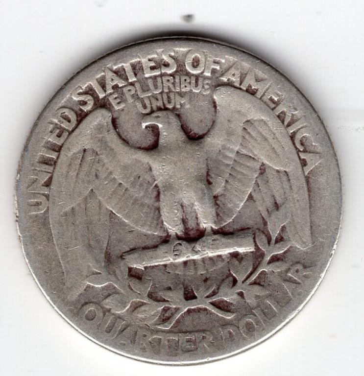 25 центов - США - 1944 - серебро 900 - KM#164