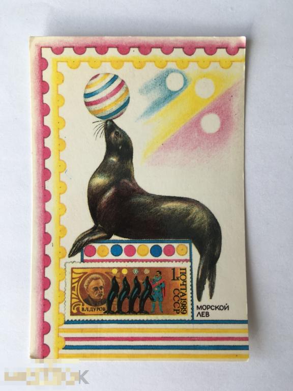 Календарик Морской лев. 1992 г. 