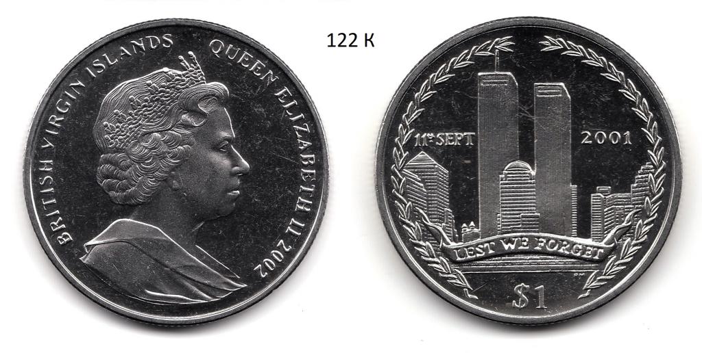 Британские Виргинские острова. 1 доллар. 2002 год.