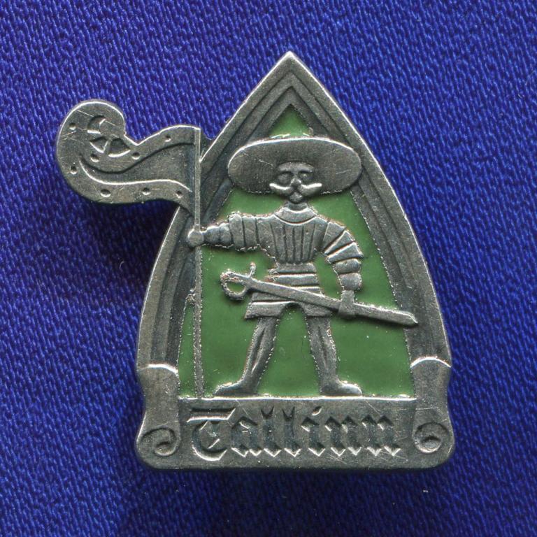 Значок «Таллин» Тяжелый металл Булавка