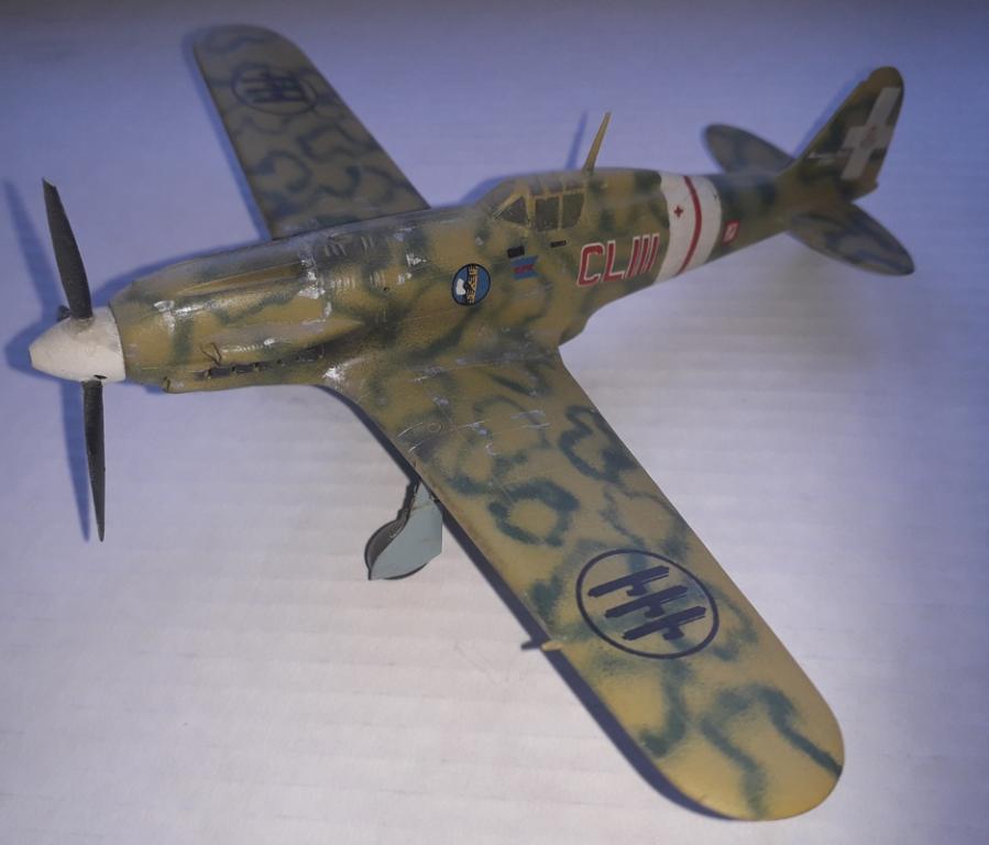 Macci MC202 1/72 собранная и окрашенная модель