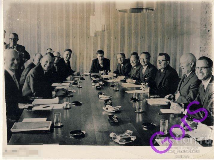 Фотохроника ТАСС   Н.С. Хрущев в Норвегии (1964г) . 