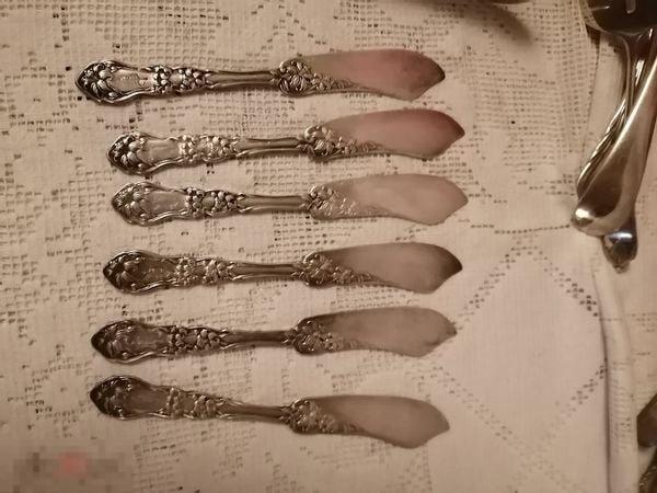 Шикарные приборы для масла/икры Америка 19-20вв 