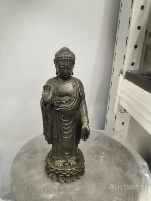 будда буддизм 25см. бронза.камбоджа феншуй