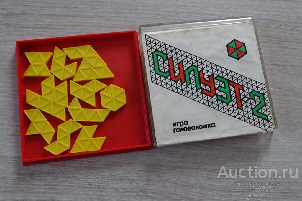 ИГРА ГОЛОВОЛОМКА СИЛУЭТ СССР ПЛАСТМАССА