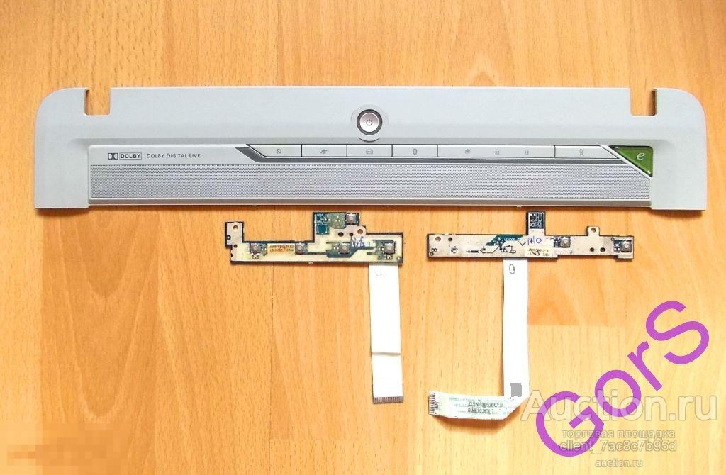 Кнопки верхней панели Acer 5520G 