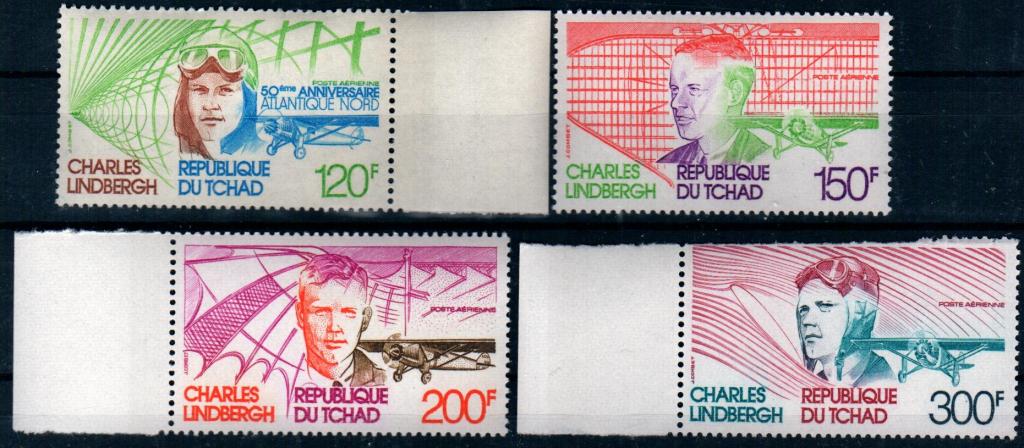 Чад 1977 авиация самолёты, MNH (см.примечание)