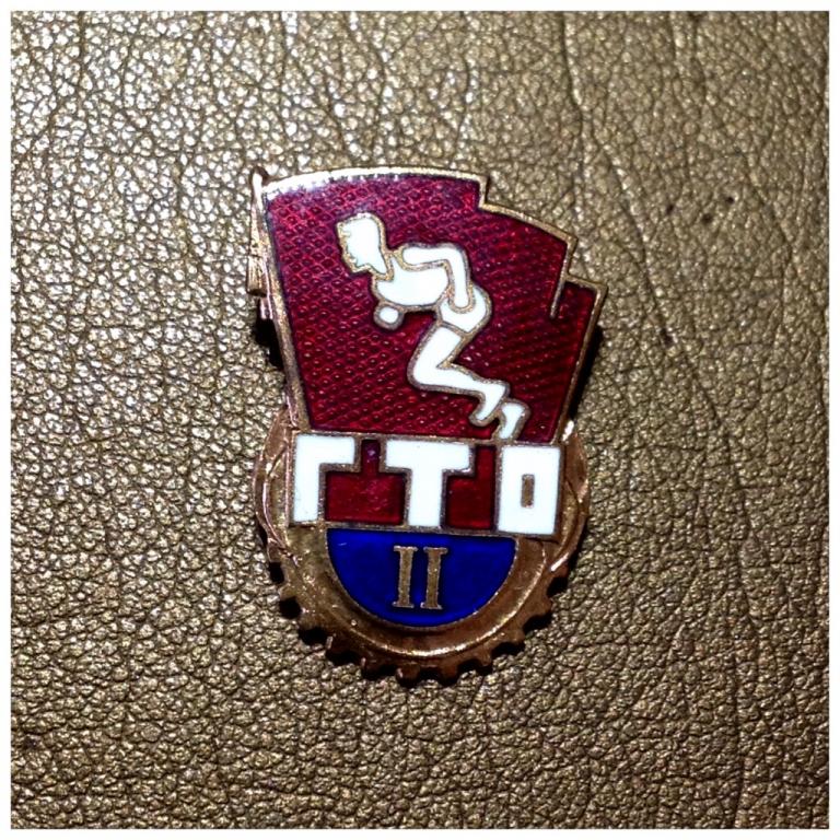 Знак ГТО 2-я ступень.