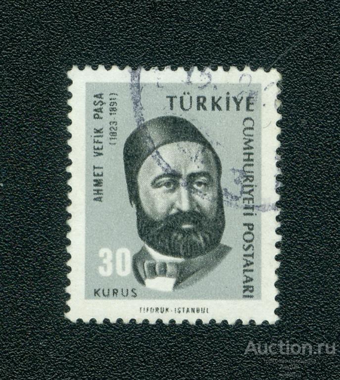 1965 г. Турция - Ахмед Вефик-паша (s5006)