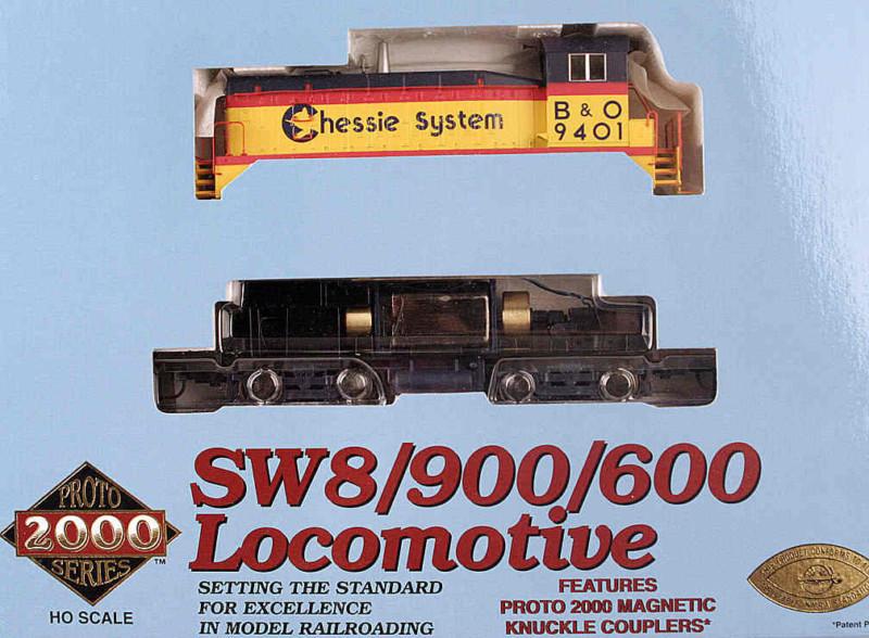 16мм.(HO) Тепловоз SW8 Chessie,Walthers Proto