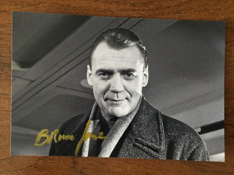 Бруно Ганц автограф на фото