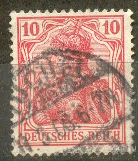 Германия СТАНДАРТ АЛЛЕГОРИЯ КЛАССИКА ГАШ 1906 ГОРОД ТУХЕЛЬ ПОЛЬША