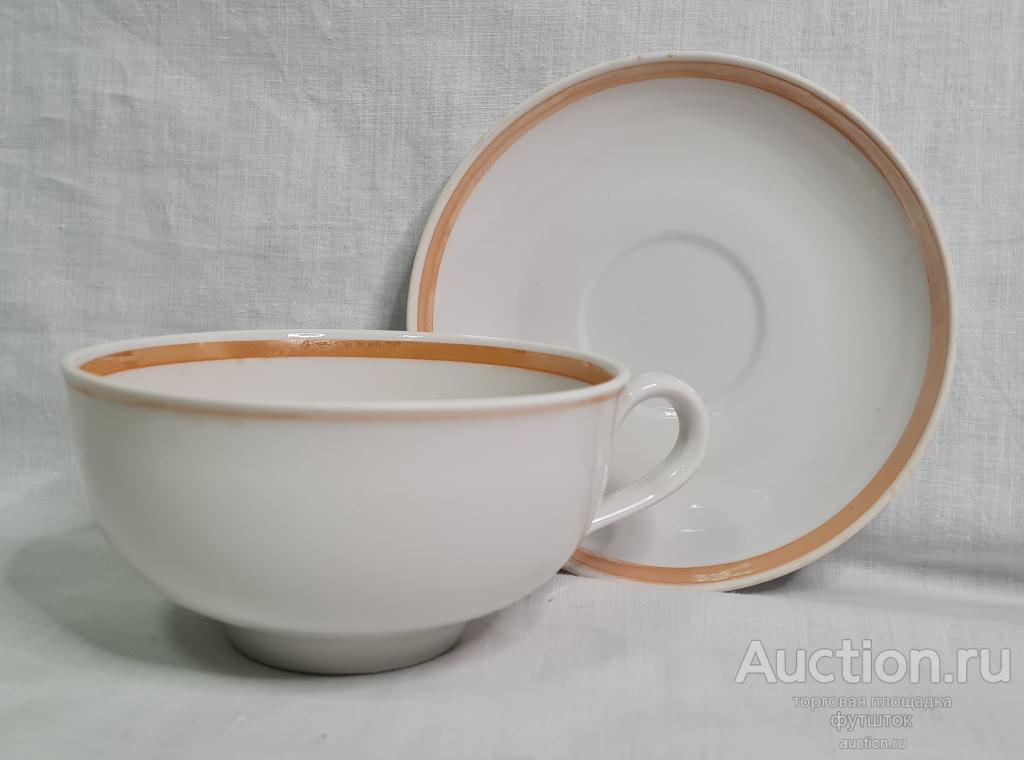 Чашка бульонная Блюдце ВС РФ ДУЛЕВО 1995 г. (2.5.16)