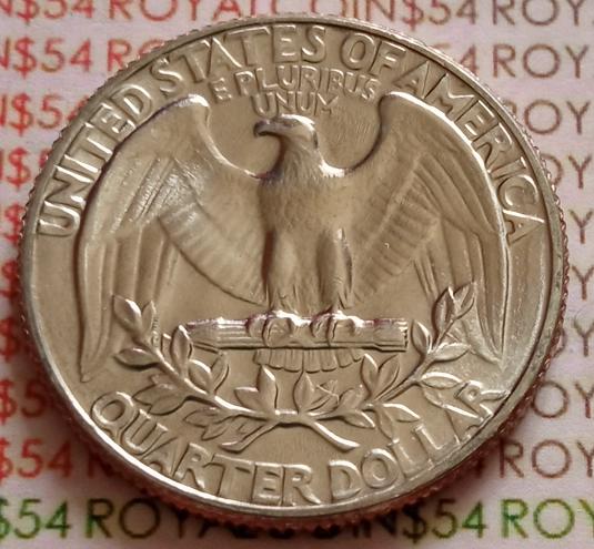 США 25 центов 1972 года, B-093