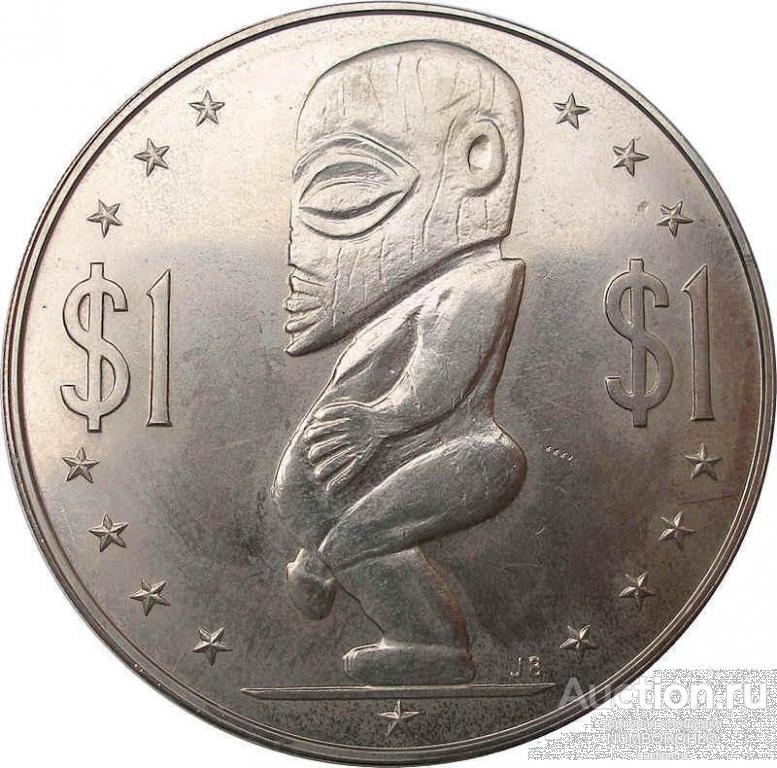 Острова Кука 1 доллар, 1972