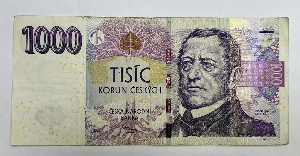 Чехия 1000 крон 2008